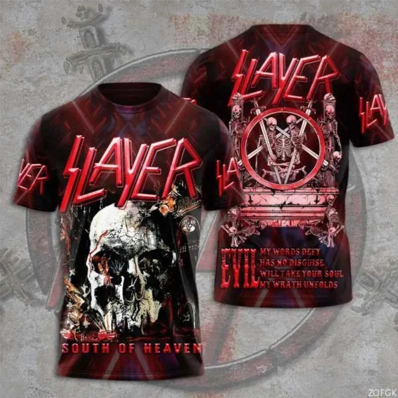 3D T-Shirts -multiple styles! SLAYER! Men's T-shirts