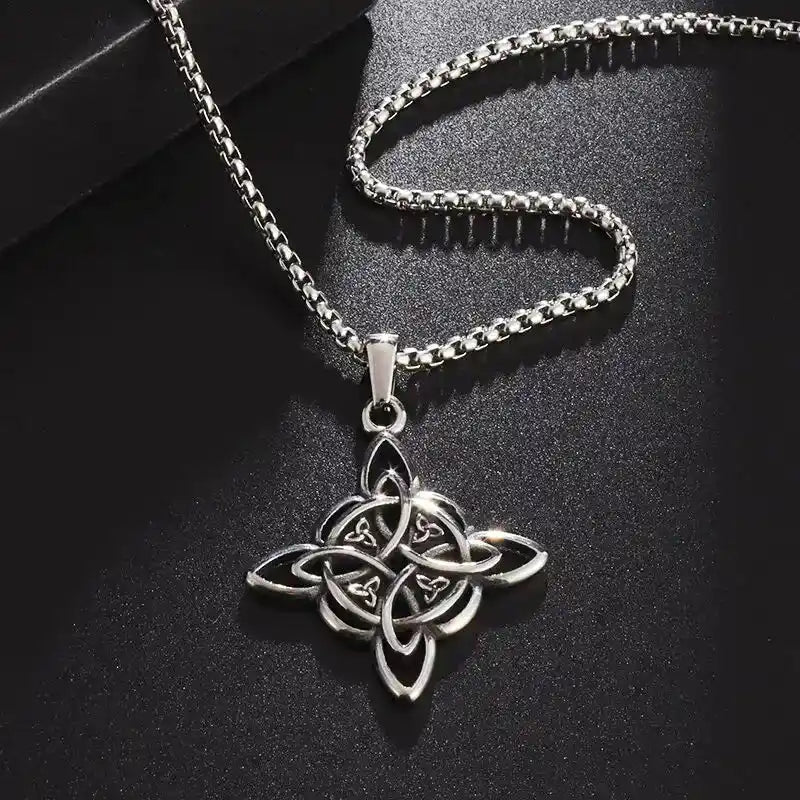 The Odin Quad — Celtic Norse Statement Necklace