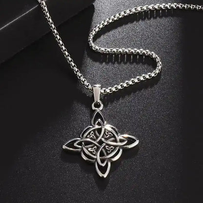 The Odin Quad — Celtic Norse Statement Necklace
