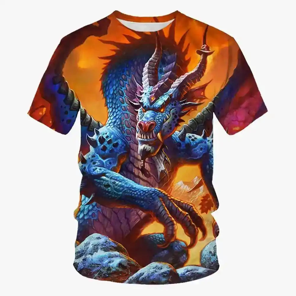 The  Dragon— 3D Dragon Graphic Tee