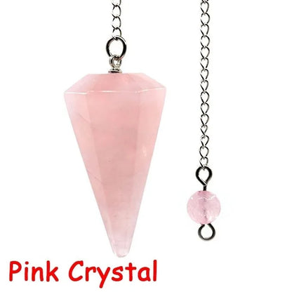 Aether-Reach Dowsing Pendulum — Natural Stone Divination Tool