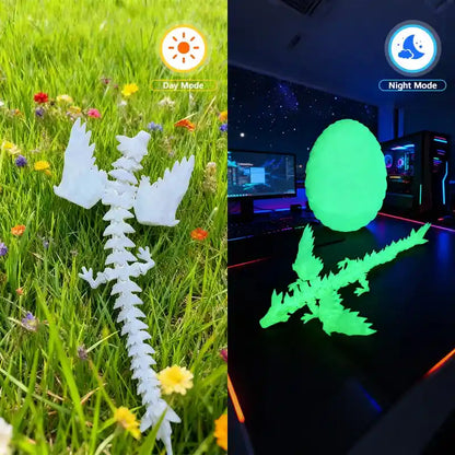 3D Printed Dragon Colorful Gem Dragon Figurines - Pedlar's Attic