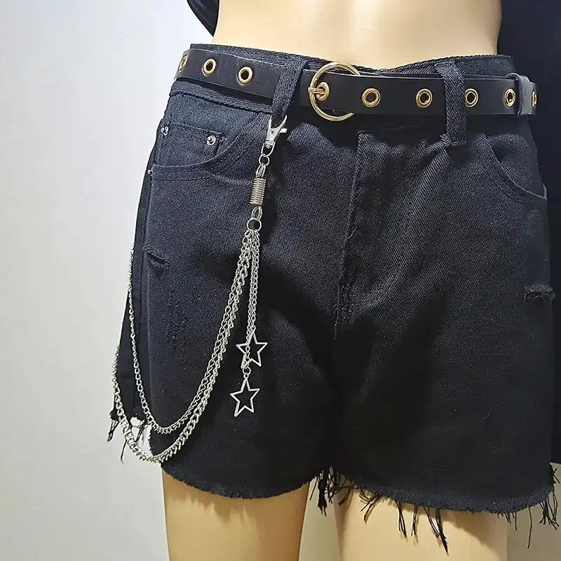 The Chain Between the Loops — Gothic Punk Belt Loop Wallet Chain