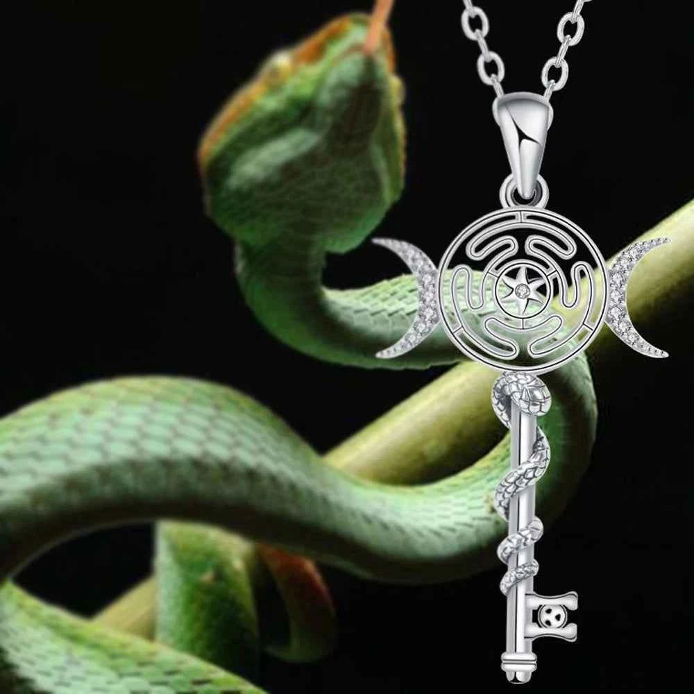 Hekate Wheel Pendant Necklace