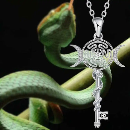 Hekate Wheel Pendant Necklace - Pedlar's Attic