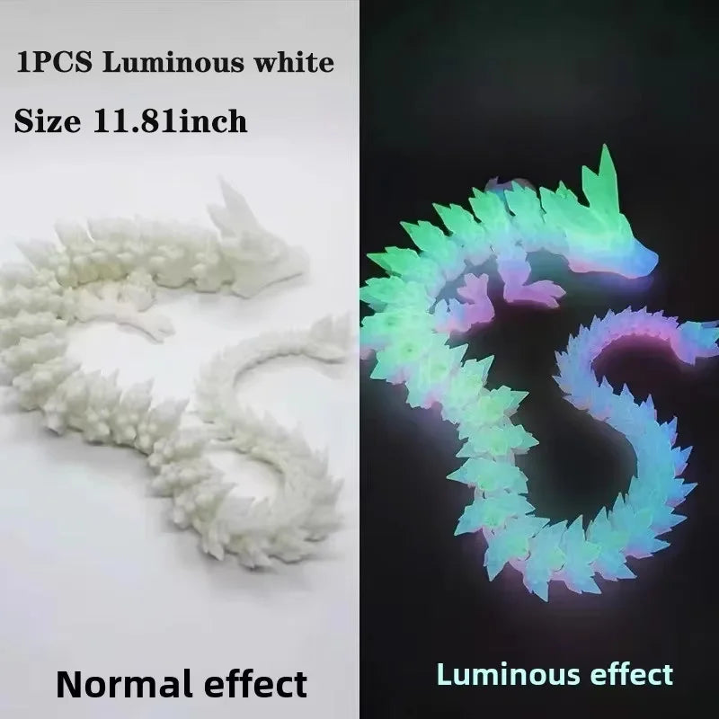3D Printed Dragon Egg With Dragon Full Articulated Dragon Modle,Three-Dimensional Joint Movable Desktop Ornament Home Decor Toys