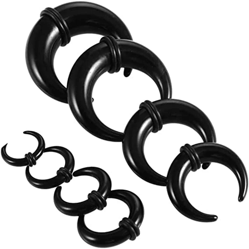 The Crescent Riot — Acrylic Taper Body Jewellery Sets