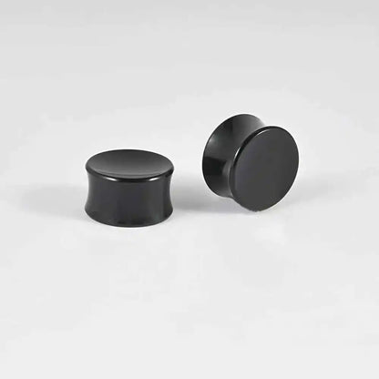 PAIR Fancy Acrylic Purple Smog Concave Ear Piercing Plugs And Tunnels Expanders Body Jewelry Earring Gauges Stretchers 8-25mm - Pedlar's Attic