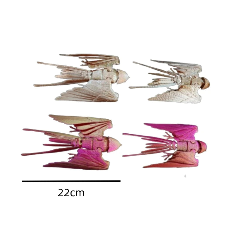 3D printed integrated swallow body joints, movable home decoration, creative toys worth collecting