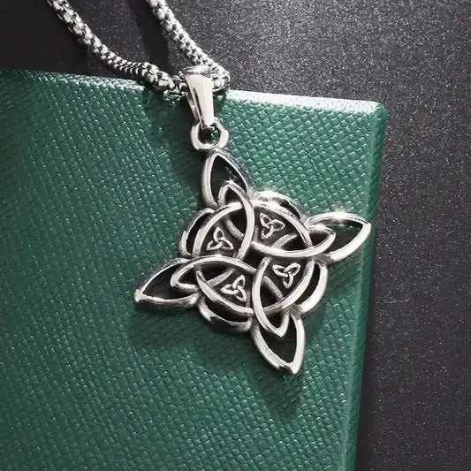 The Odin Quad — Celtic Norse Statement Necklace