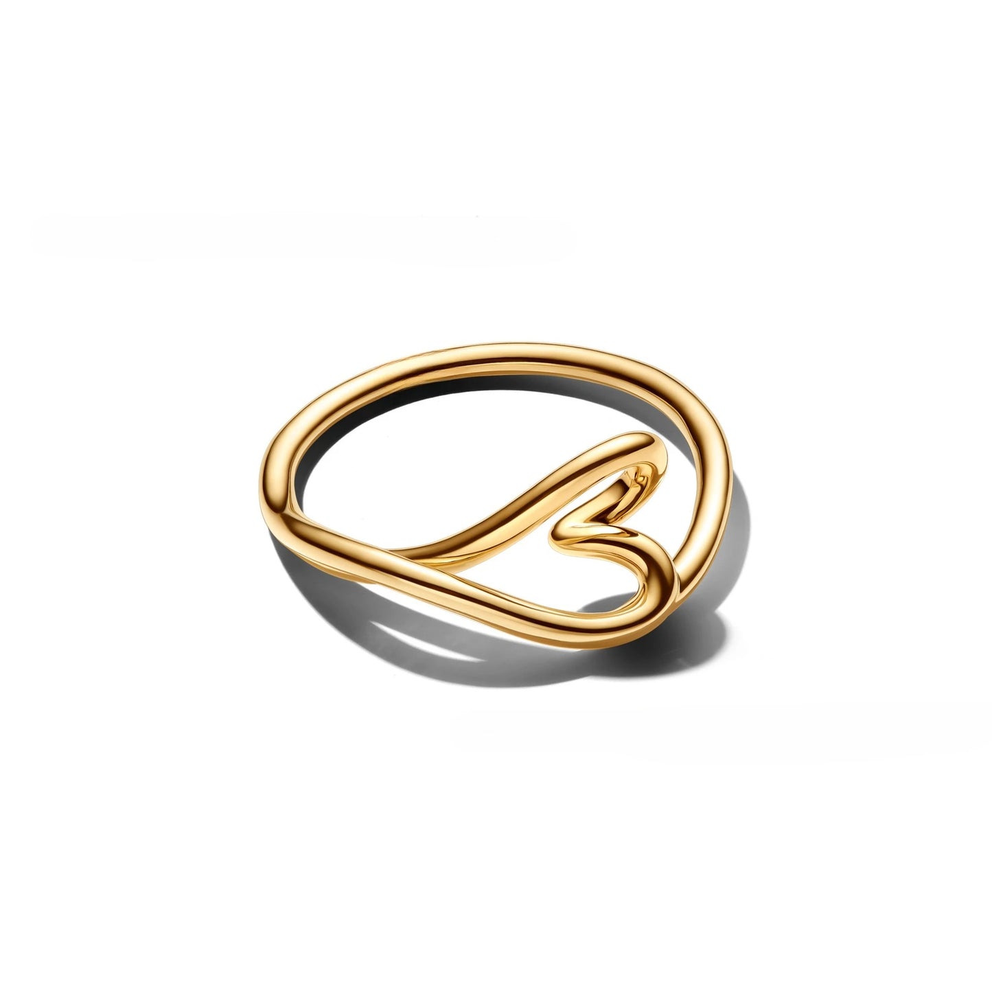 Aether-Reach Ring — 925 Sterling Silver Heart & Butterfly