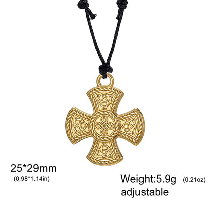 The Covenant Knot — Celtic Triquetra Cross Necklace