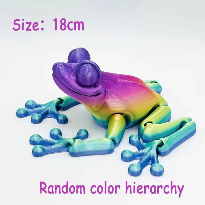 3D Printed Animals Toy Multi-joint Movable Dinosaur Snake Fidget Toy Adults Autism Stress Relief Toys Desktable Decor Kids Gift