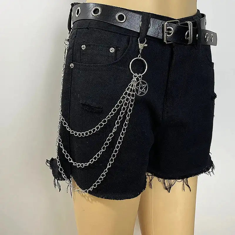 The Chain Between the Loops — Gothic Punk Belt Loop Wallet Chain