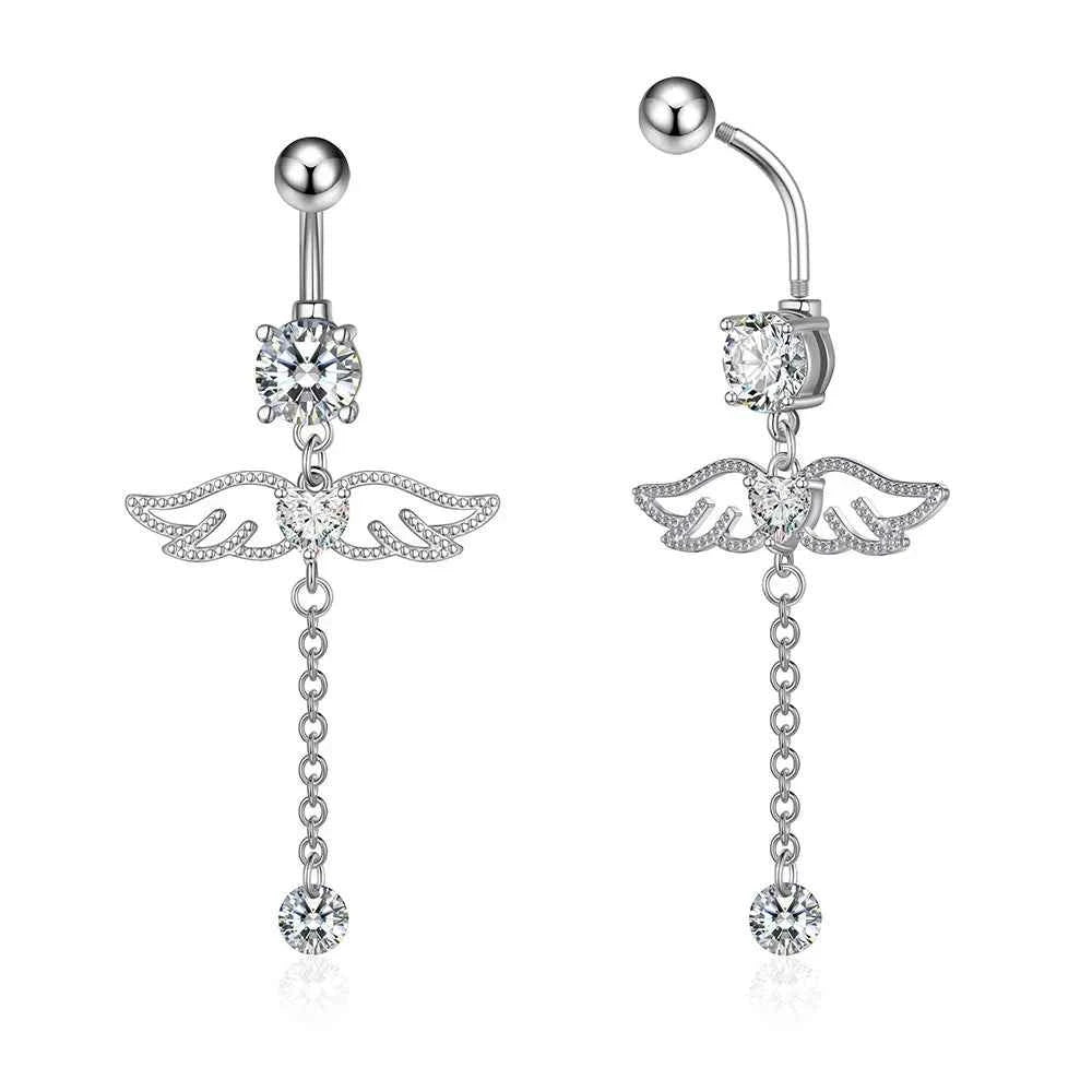 Trendy Angel Belly Button Rings