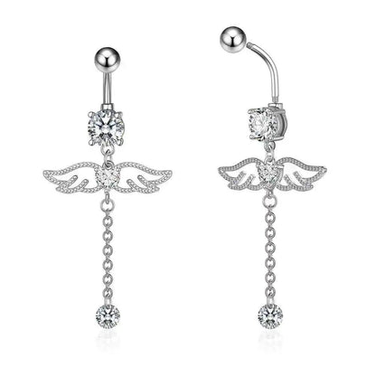 Trendy Angel Belly Button Rings - Pedlar's Attic