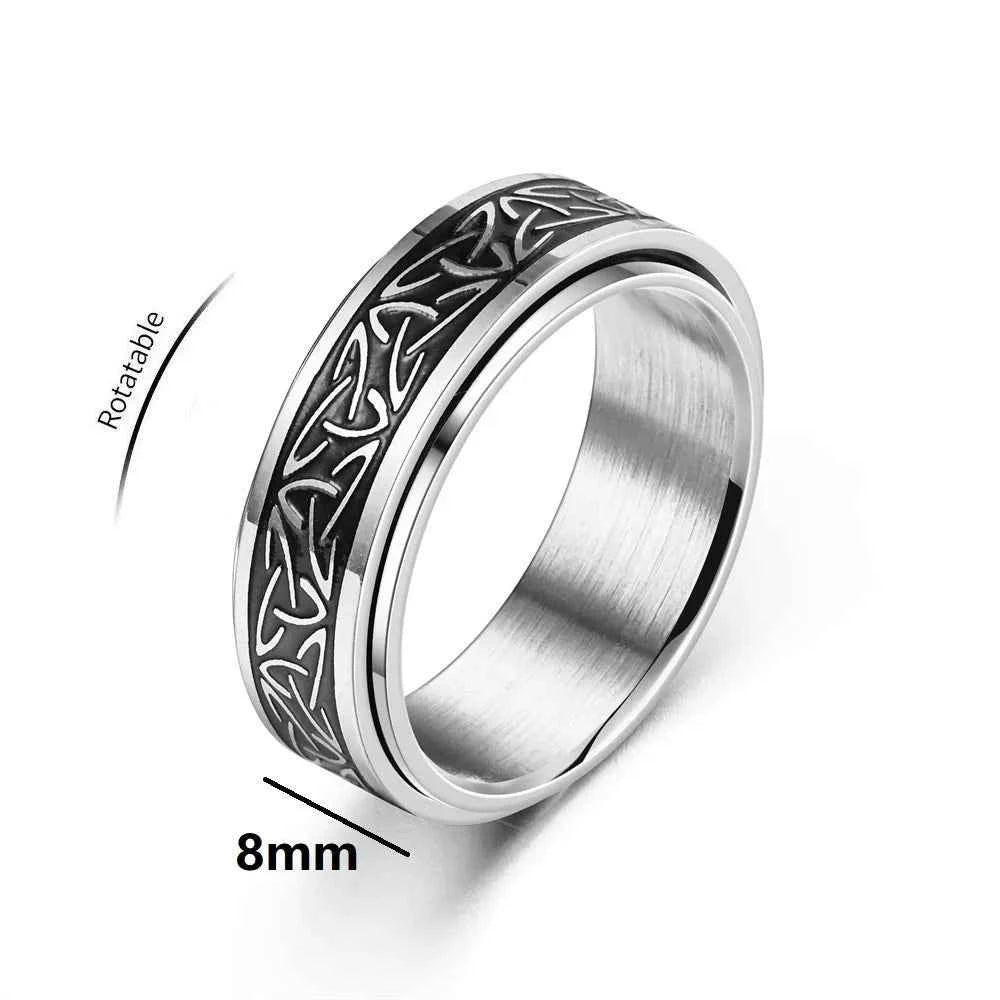 Viking Celtic Knot Rune Rings