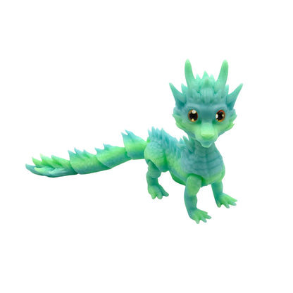 3d Printed Steam Technology Dinosaur Animal Toys Home Room Car Ornaments Joints Can Move Freely Steam Technology Flying Dragon - Pedlar's Attic