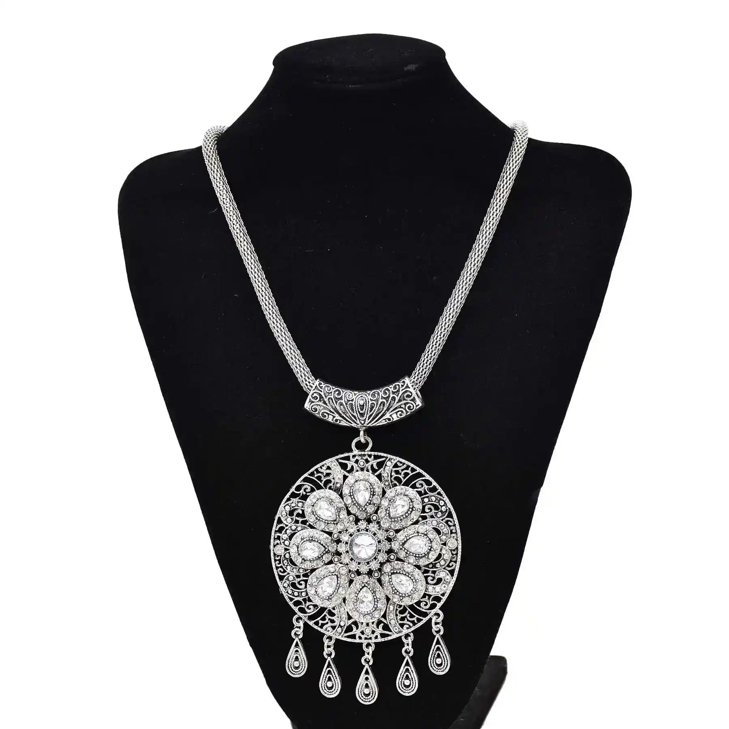 The Wanderer's Collar – Tibetan Boho Statement Necklace