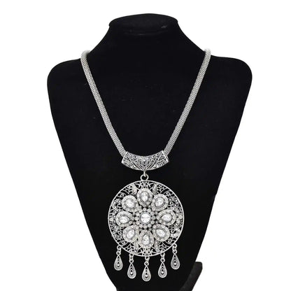 The Wanderer's Collar – Tibetan Boho Statement Necklace