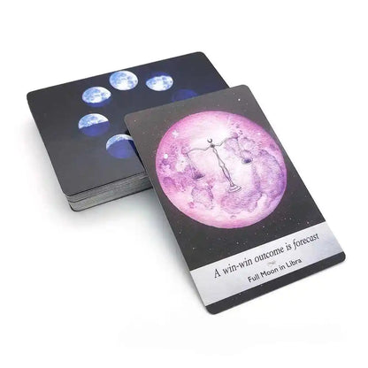 Moonology Manifestation Oracle Tarot Cards Board Game For Fate Divination Entertainment Party Game Entertainment Parties - Pedlar's Attic