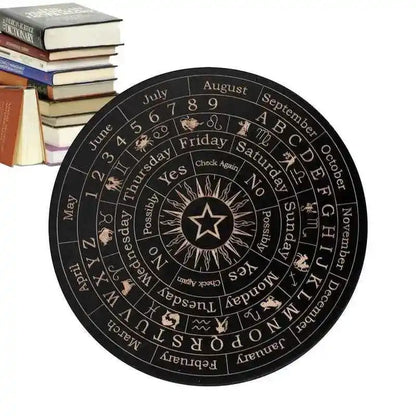 Ouija Spirit Board Wooden Decorative Message Planchette Boards With Letters Spirit Decorations Ouija Board Game For Themed - Pedlar's Attic