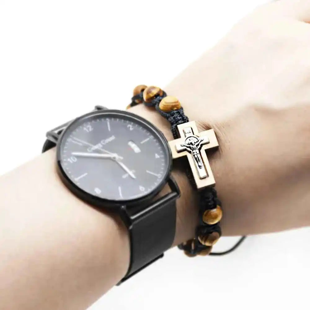 Adjustable Hand-woven Chinese Knot Rosary Bracelet - Pedlar's Attic
