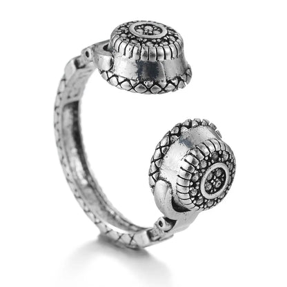 The Drawer Knows — Skull, Dragon & Snake Adjustable Rings - Pedlar's Attic