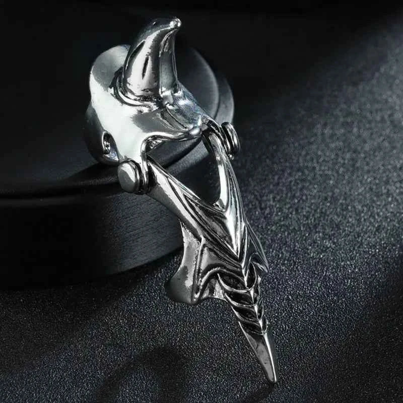 Dragon Eagle Skull Joint Knuckle Full Finger Claw Ring