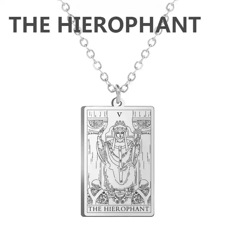 Dawapara Tarot Cards Necklace Women - Pedlar's Attic