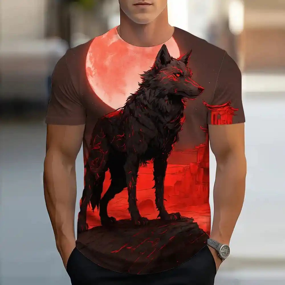 Wild Sovereign – Apex Predator 3D Print Tee