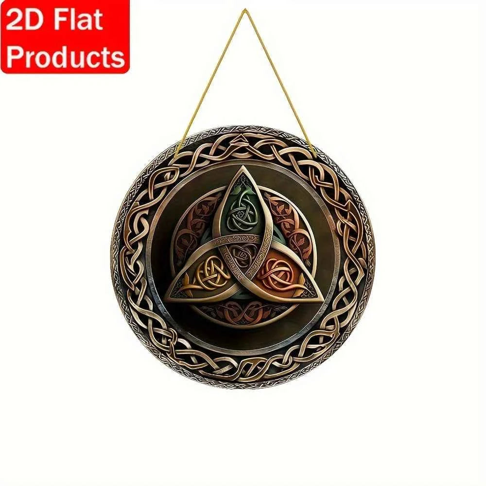 1 Piece 2D Celtic Three Curved Legs Symbol