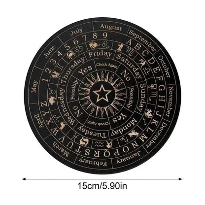 Ouija Spirit Board Wooden Decorative Message Planchette Boards With Letters Spirit Decorations Ouija Board Game For Themed - Pedlar's Attic