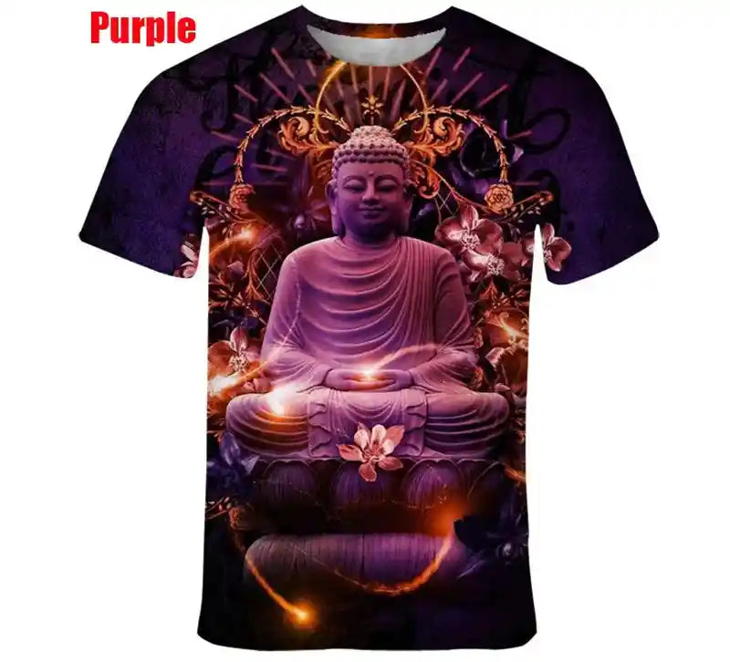 The Enlightened Path – Buddha Shakyamuni 3D Print Tee