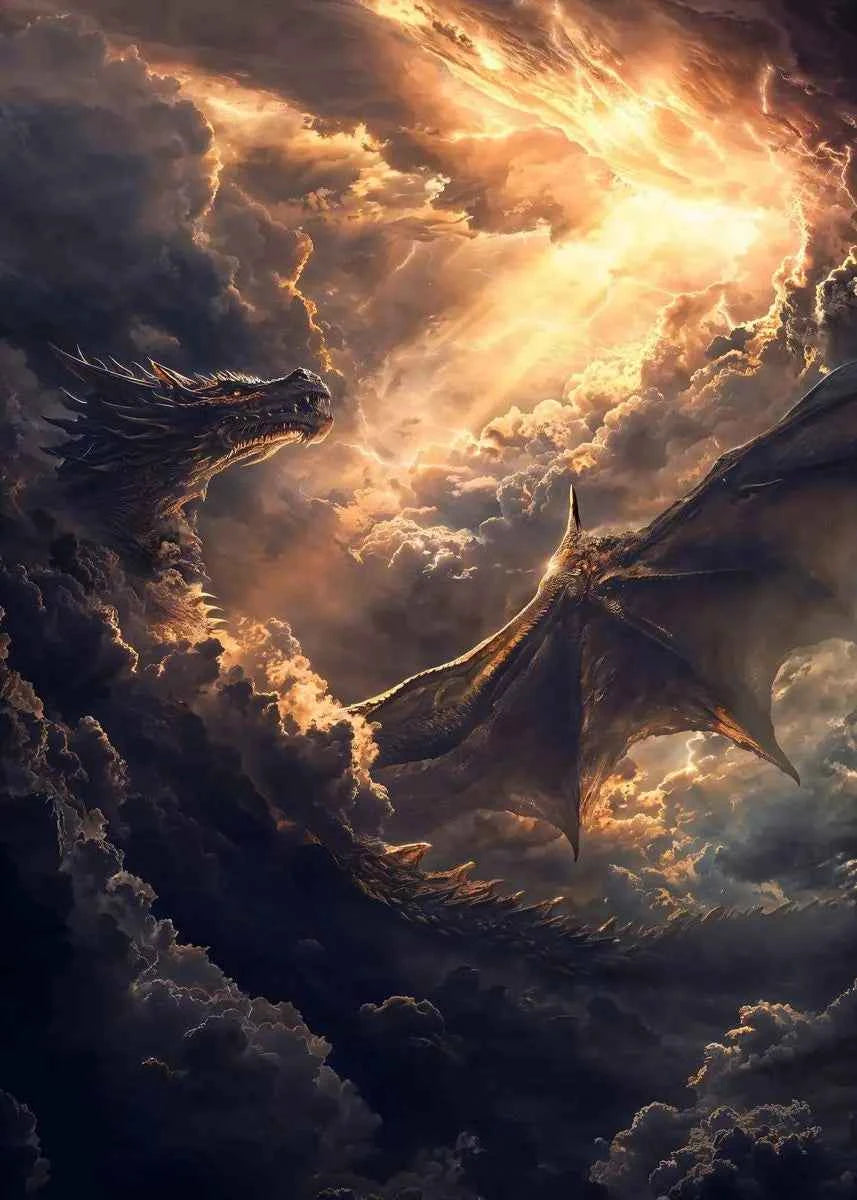 Fantasy Dragon Mythical Animal Posters and Prints