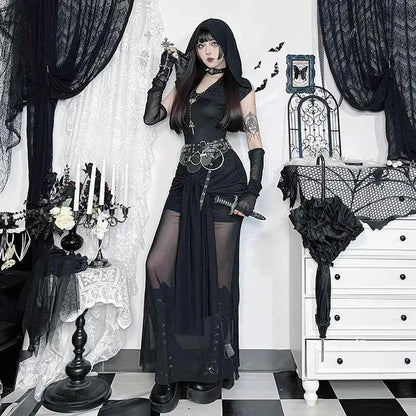 AltGoth Harajuku Dark Goth Dress - Pedlar's Attic