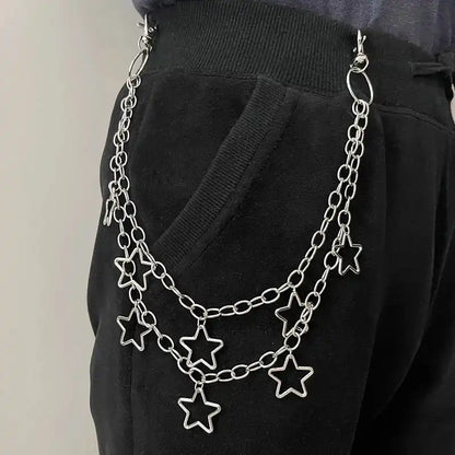 The Chain Between the Loops — Gothic Punk Belt Loop Wallet Chain
