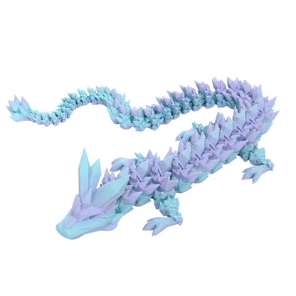 3d Printed Steam Technology Dinosaur Animal Toys Home Room Car Ornaments Joints Can Move Freely Steam Technology Flying Dragon - Pedlar's Attic