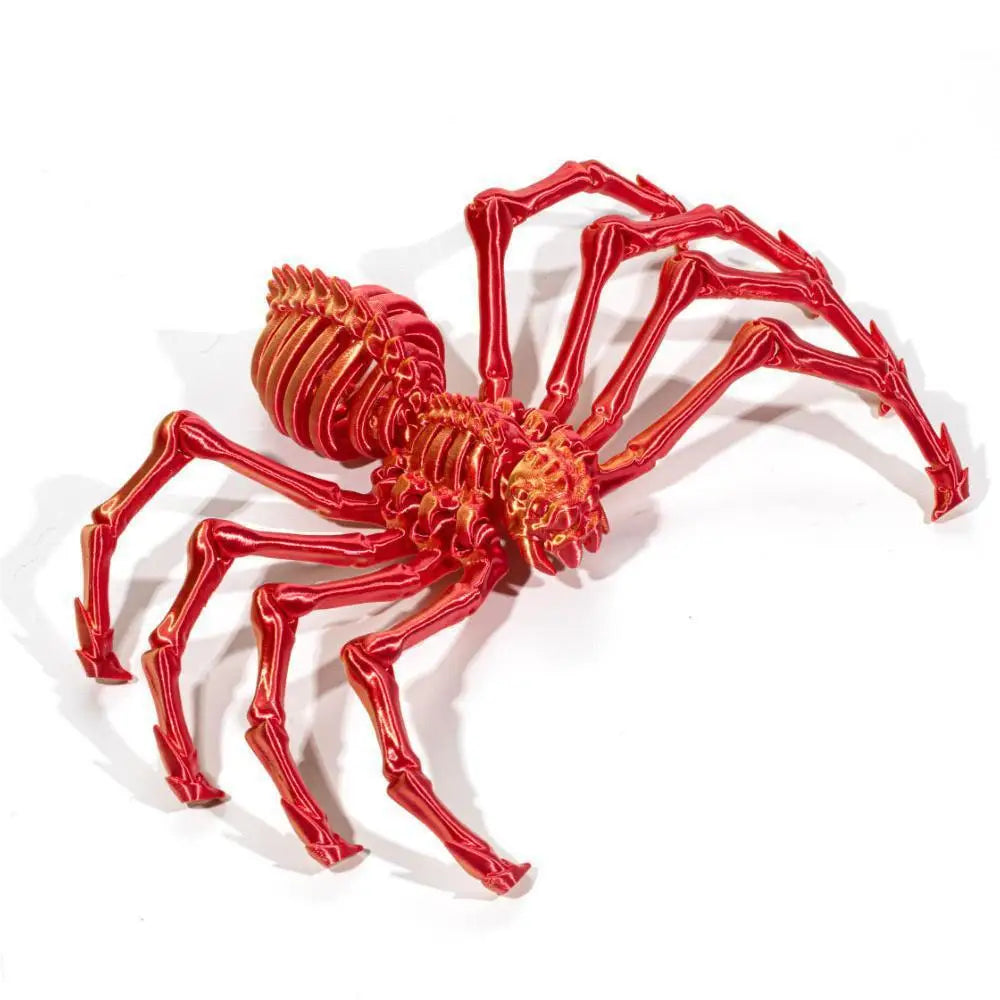 3D - Printed Large Spider Toy Movable Joints Flexible Stretch Design Scary Ornament for Party Deco Home Decor Novelty Toys