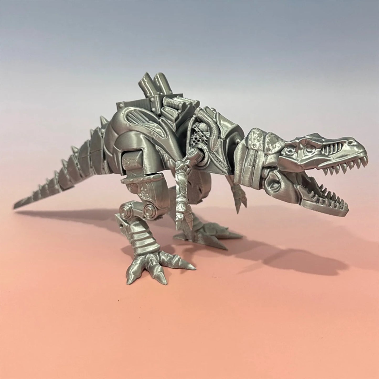 3d Printed Steam Technology Dinosaur Animal Toys Home Room Car Ornaments Joints Can Move Freely Steam Technology Flying Dragon