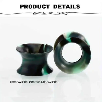 ColorPop Gradient Silicone Ear Plugs - 1/3 Pairs for Ultimate Comfort & Style - Pedlar's Attic
