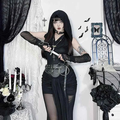 AltGoth Harajuku Dark Goth Dress - Pedlar's Attic