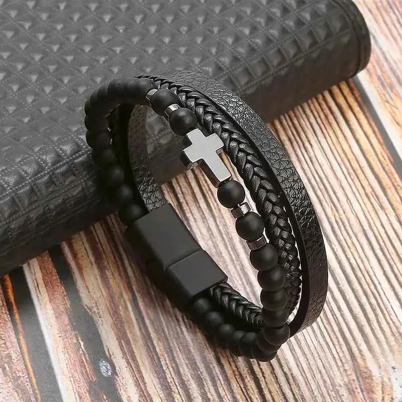 Classic Men's Leather Bracelet