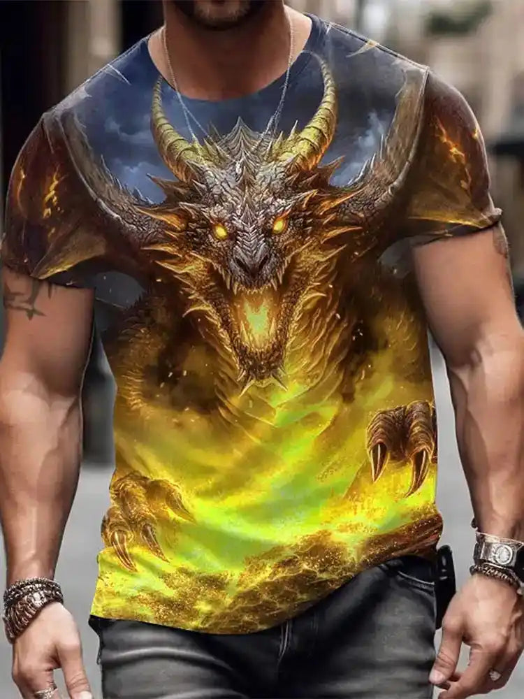 Dragonforged — Dragon 3D Scale Tee