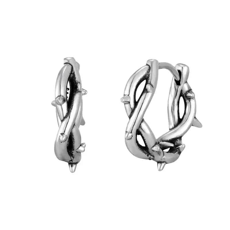 Thorn Hoop Earrings for