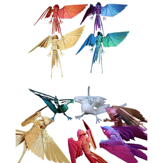 3D printed integrated swallow body joints, movable home decoration, creative toys worth collecting