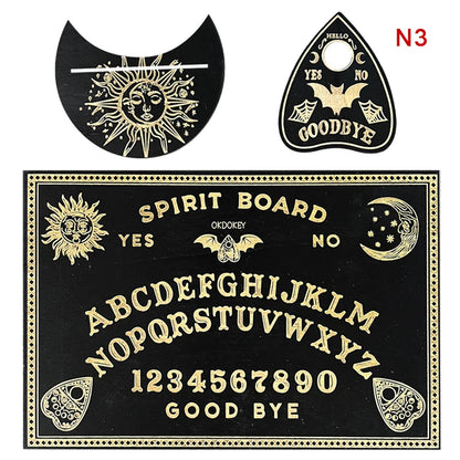 The Aether-Reach Divination Board — Engraved Wooden Pendulum Board