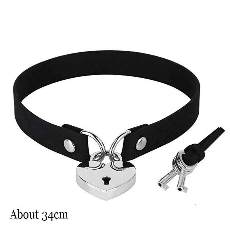 Woman Black Punk Choker Collars Necklaces huge variety