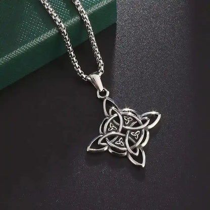 The Odin Quad — Celtic Norse Statement Necklace