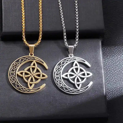 The Moon Knot Collection — Celtic Irish Witch Amulet Necklaces